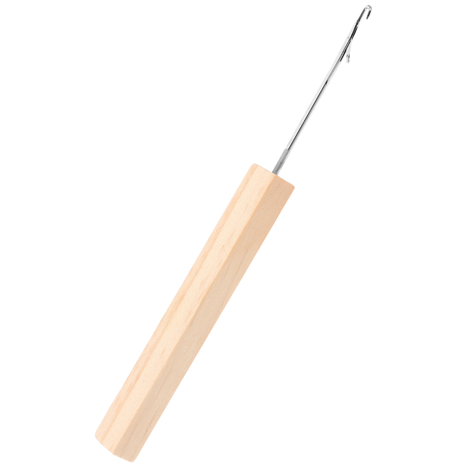 Wooden Crochet Hooks Ergonomic Handle - Professional Crochet Hook Set Metal and