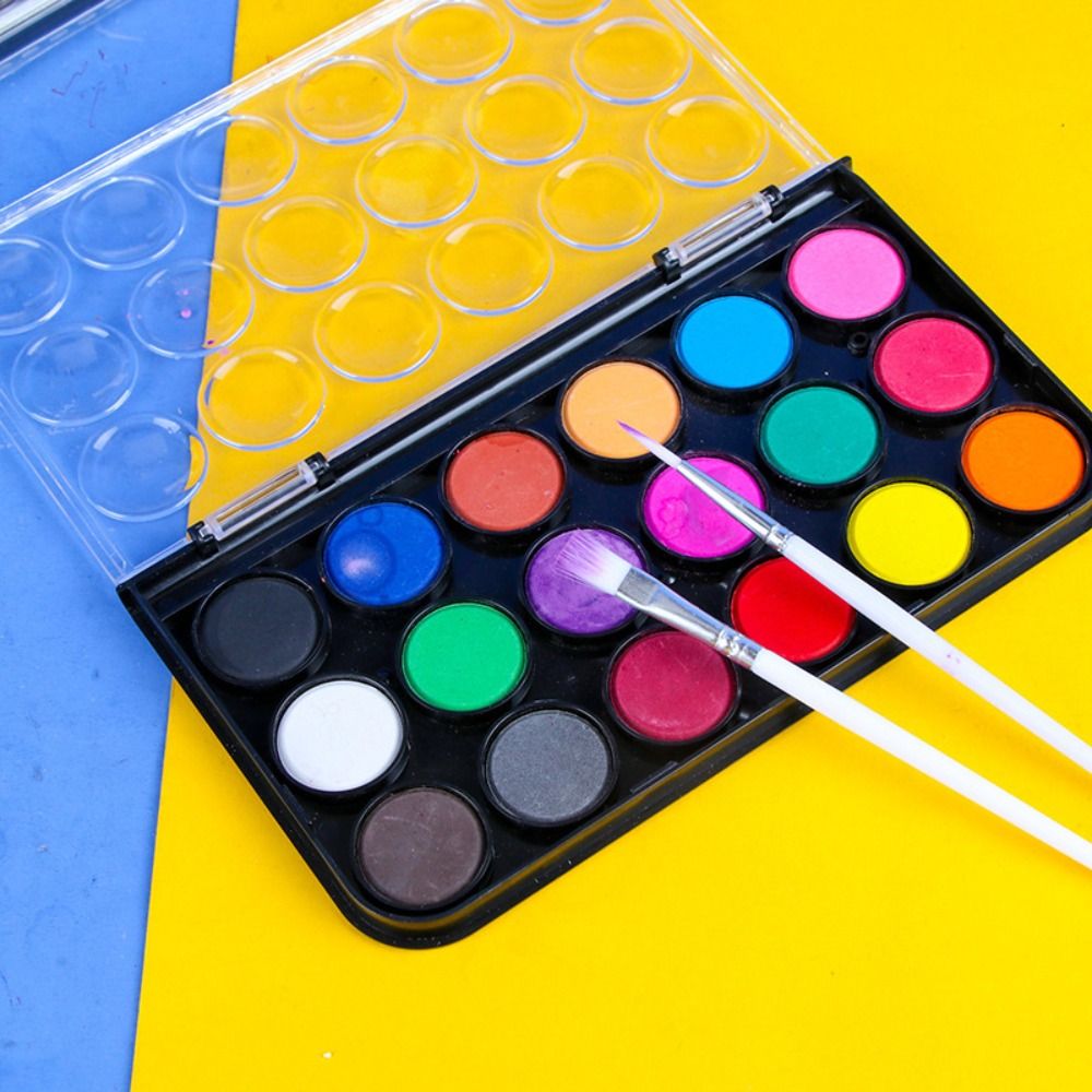 12/18/24/36Colors Solid Waterc - Watercolor Paint Set Solid Pigment recension och pris