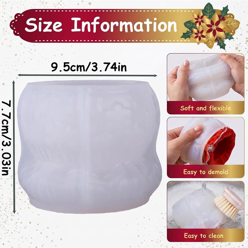 1Christmas-themed epoxy resin  - Silicone Epoxy Resin Molds Set recension och pris