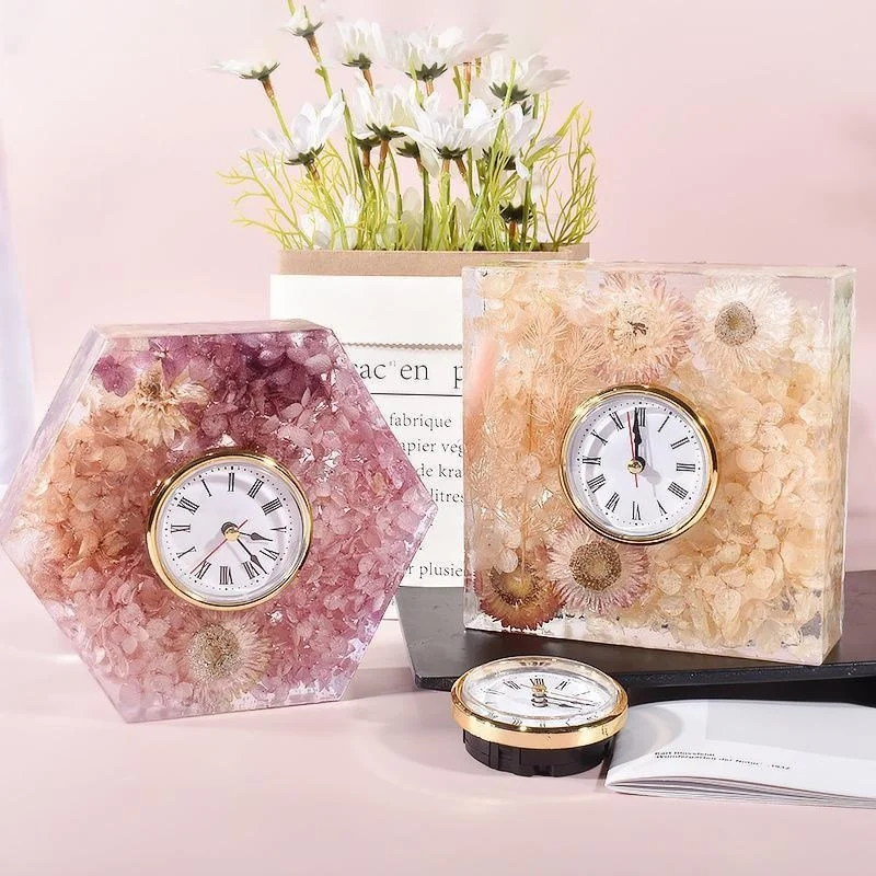 Clock Ornament Set Silicone Mo - Silicone Epoxy Resin Molds Set recension och pris