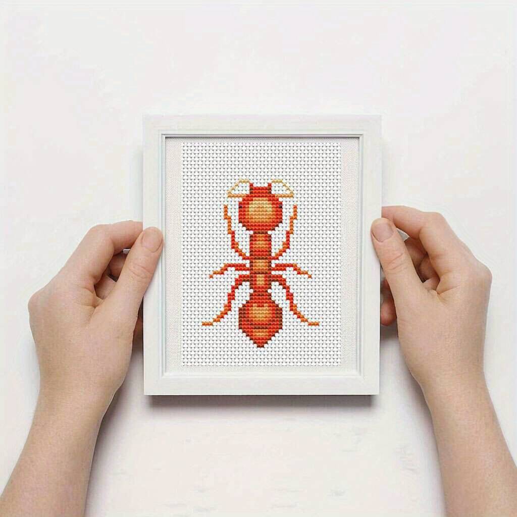 8Pcs Insect Cross Stitch Embro - Cotton Embroidery Thread Skeins recension och pris