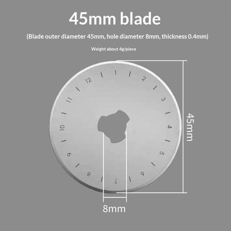 5/10PCS 45mm Rotary Cutter Sha - Rotary Cutter For Fabric 45Mm recension och pris