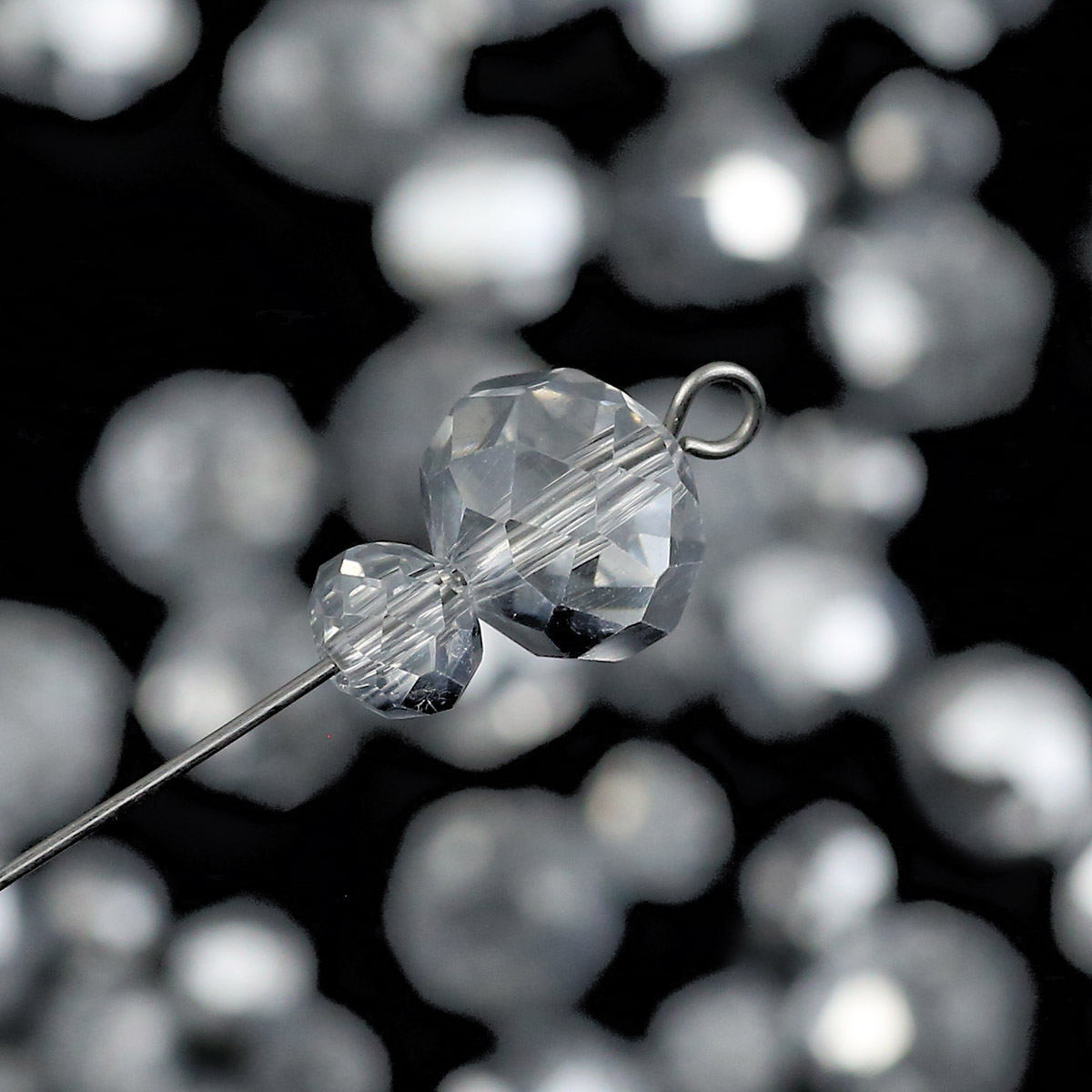 Half Silver Color Transparent  - Glass Seed Beads 2Mm Jewelry Making recension och pris
