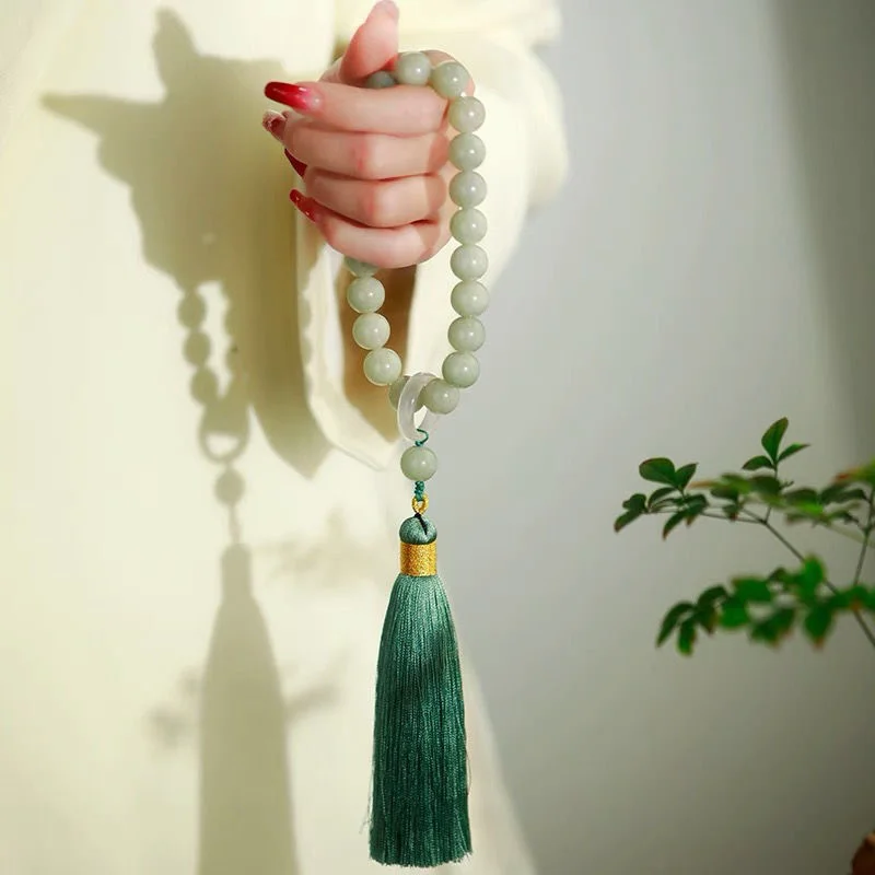 Green Jade Stone 12mm Beads Ta - Beading recension och pris